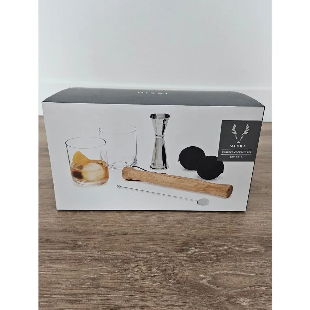 Viski Muddled Cocktails Set - 7 Pieces